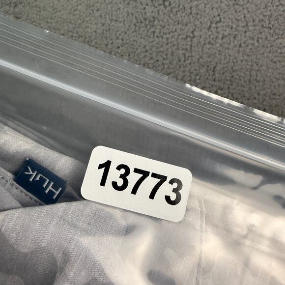 Huk Kona Shirt Mens 3XL Gray Fishing Performance Stretch Button Down Camo Print - Picture 8 of 8